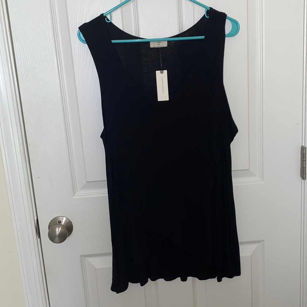 Anthropologie black tank!